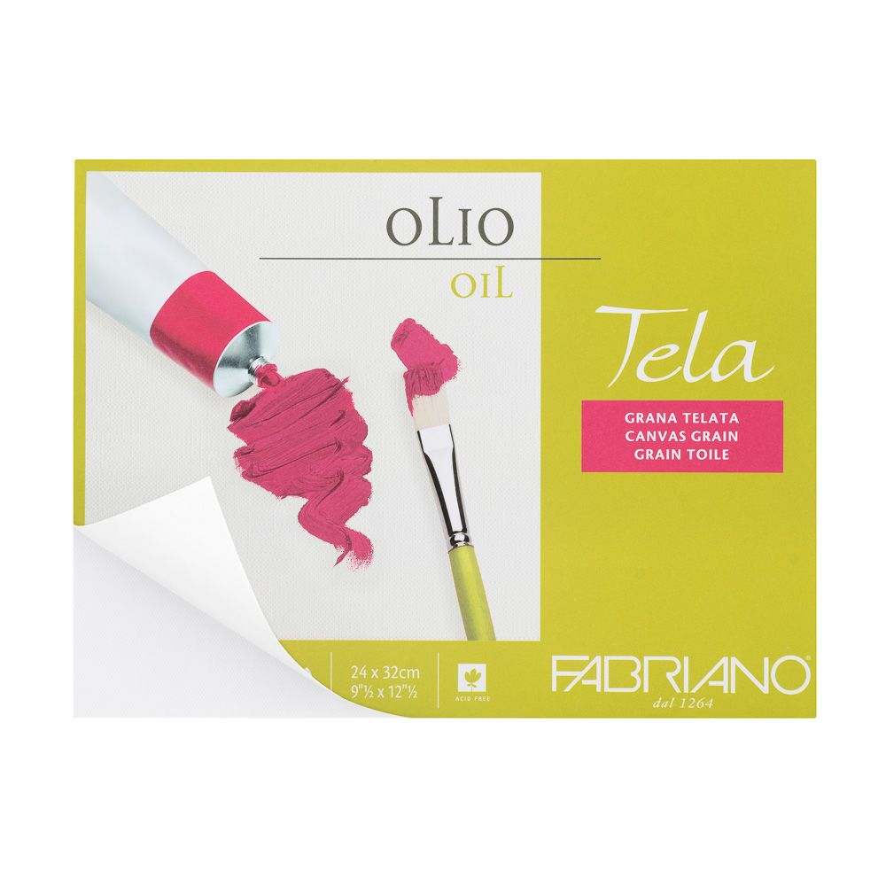 BLOCK OLEO FABRIANO 68002432 10H. 300GR. TELA 9.5X12.5