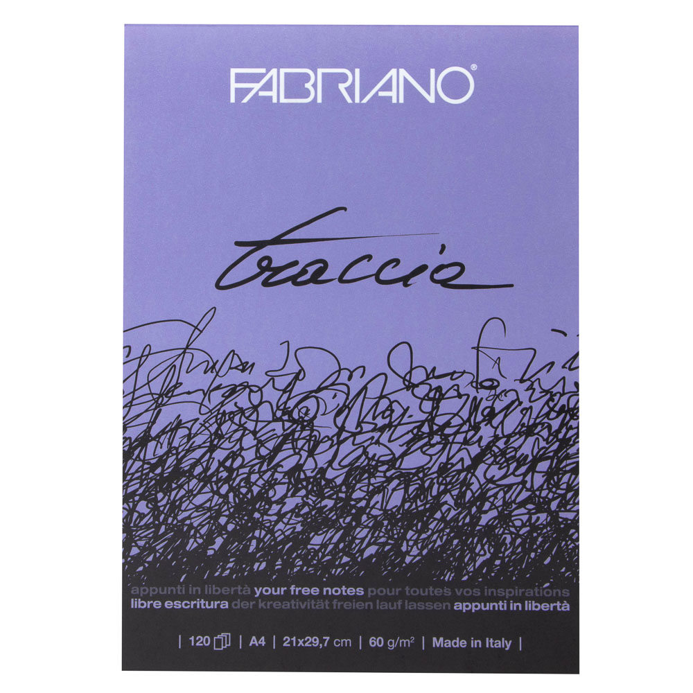 BLOCK TRACCIA FABRIANO 22221297 120H. 60GR. 21 X 29.7 CMS.