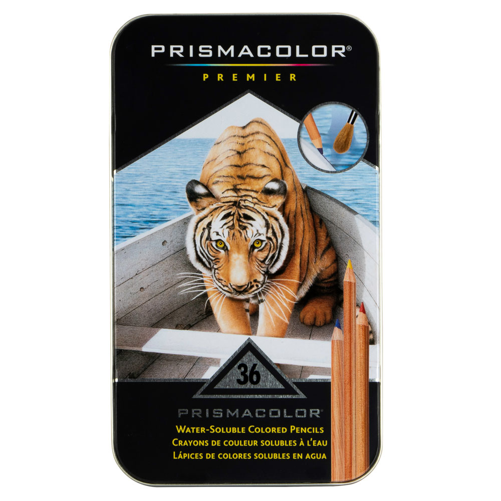 CRAYON DE MADERA PRISMACOLOR ACUARELABLE 36 COL. LARGO