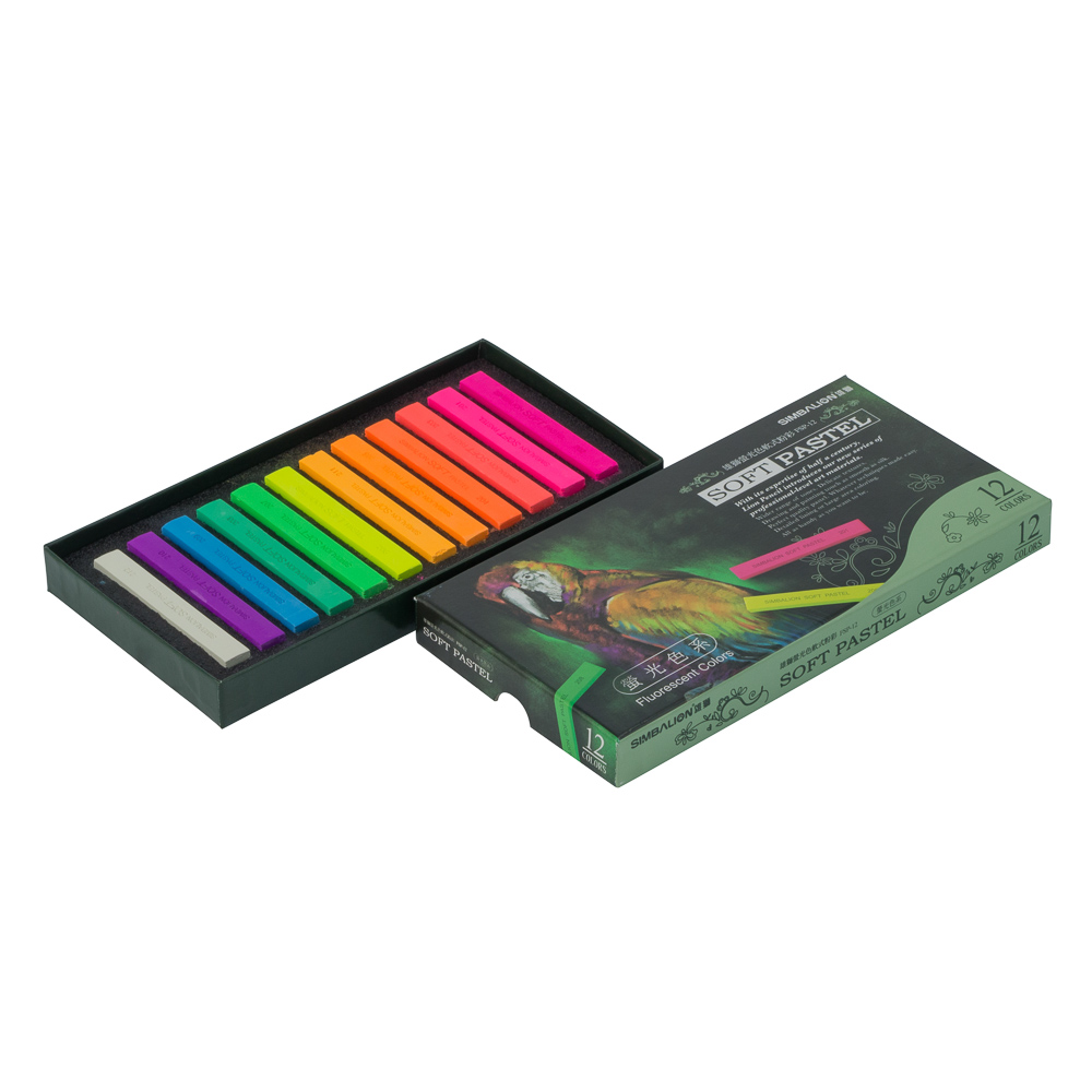 CRAYON PASTEL SIMBALION SP-12F SECO 12 COL. NEON