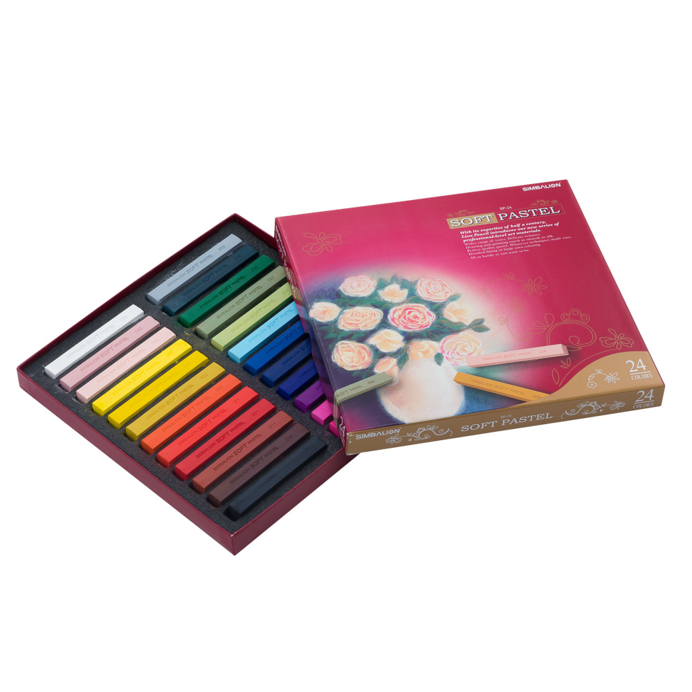 CRAYON PASTEL SIMBALION SP-24 SECO 24 COL.