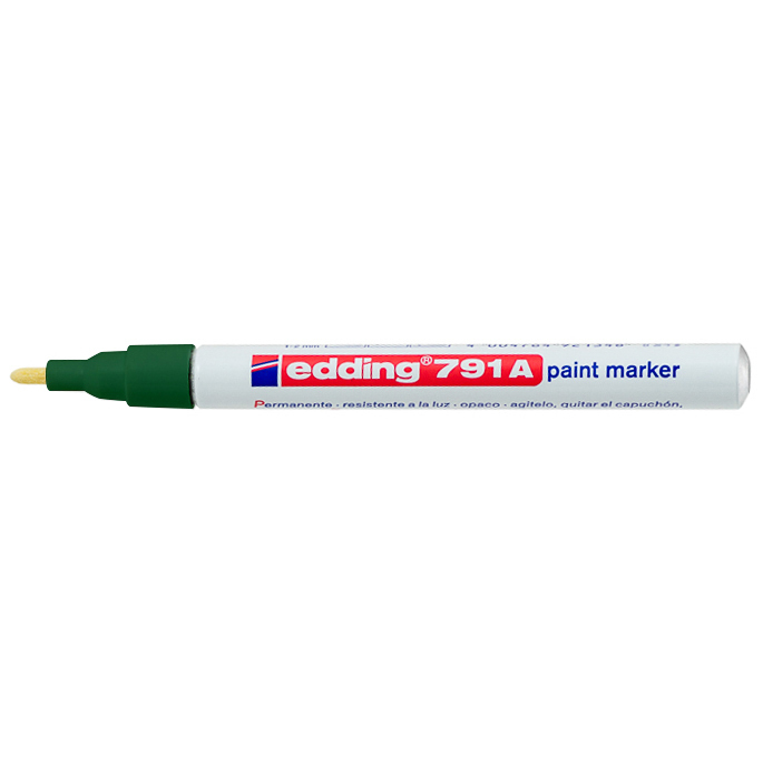 MARCADOR METALICO EDDING 791 P/MEDIANA VERDE