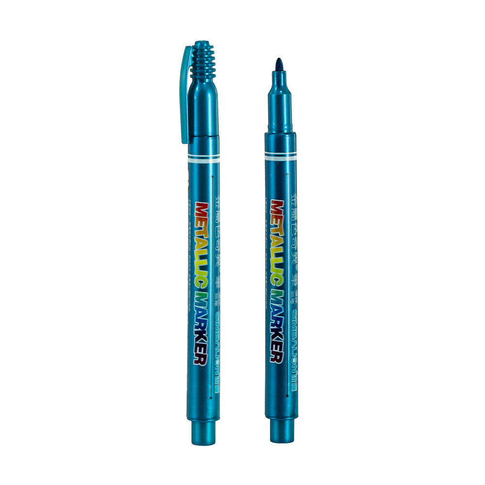 MARCADOR METALICO SIMBALION MM-610 AZUL