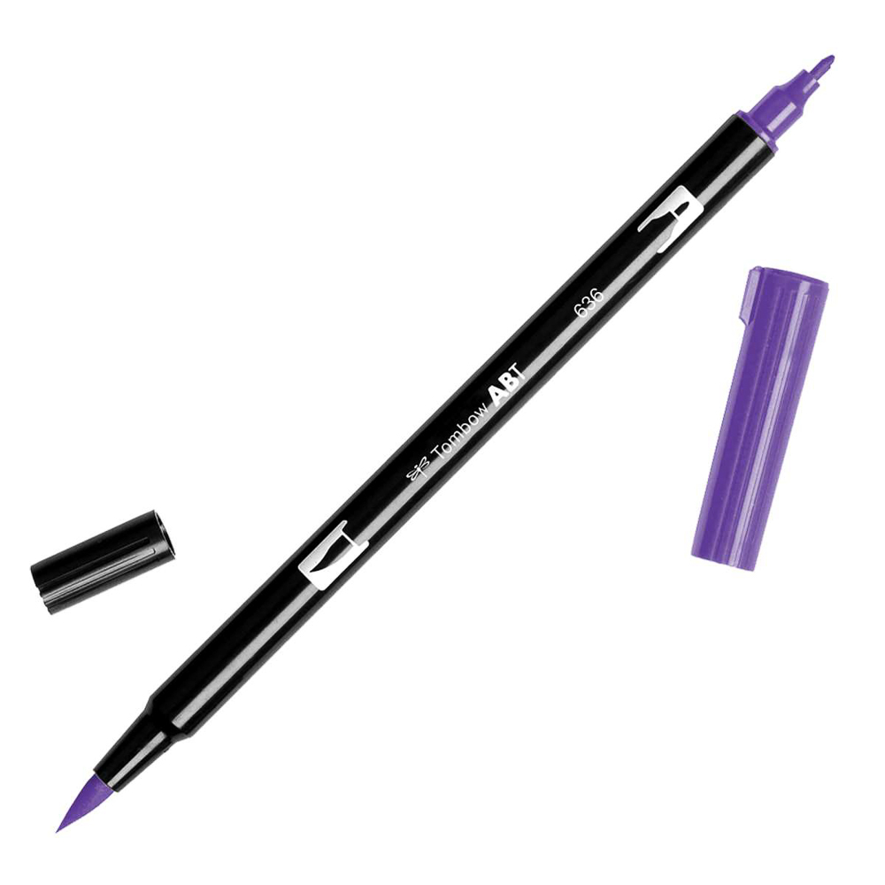 MARCADOR TOMBOW PINCEL-FINO 636 LAVANDA