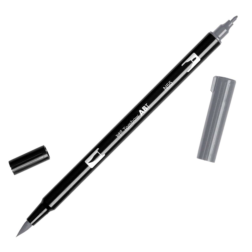 MARCADOR TOMBOW PINCEL-FINO N55 GRIS FRIO 