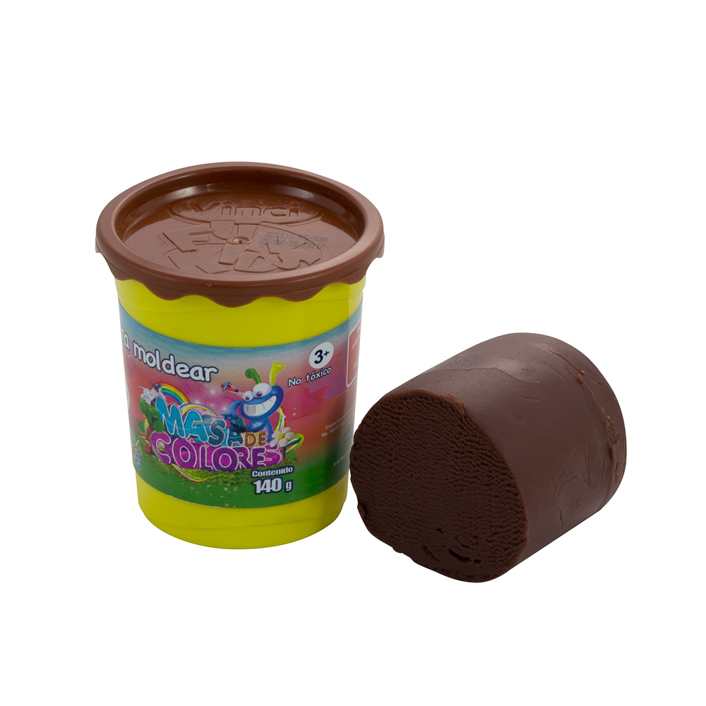 MASA MOLDEABLE VINCI FUN KIDS BOTE DE 140 GRS CAFÉ