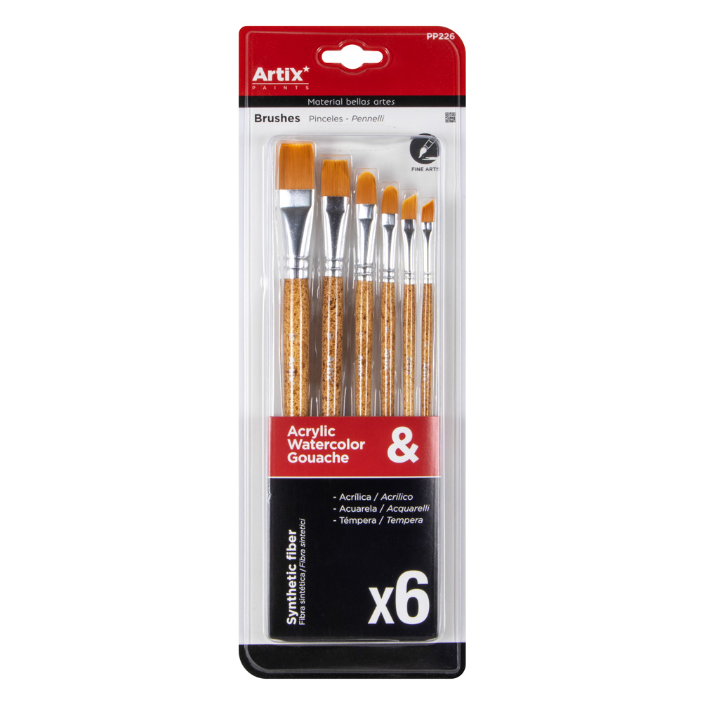 PINCEL MP PP226 SET DE 6 UNIDADES