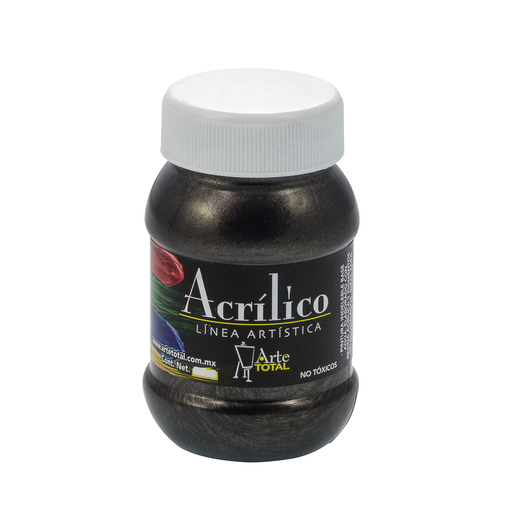 PINTURA ACRILICA CREATEX METALICA 100 ML 204 NEGRO