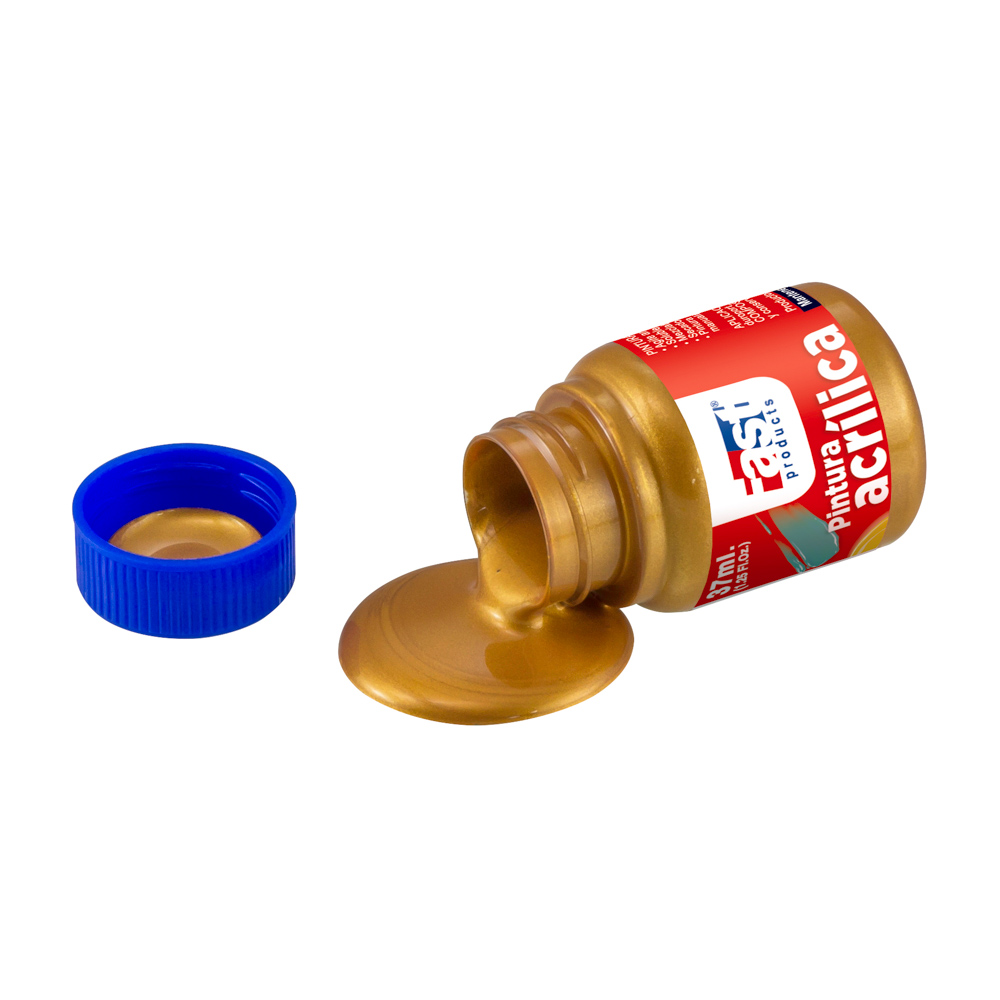 PINTURA ACRILICA METALICA FAST 37 ML 548  ORO VIEJO