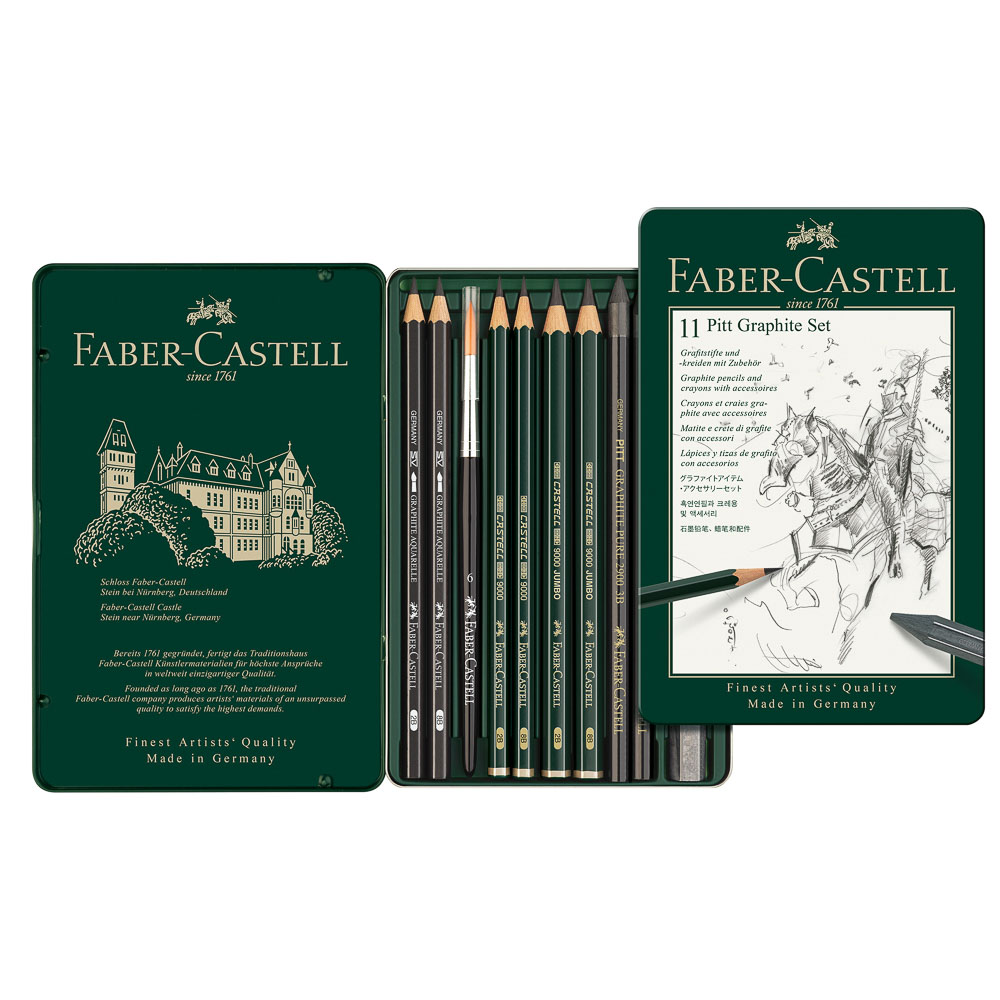 SET DE DIBUJO FABER CASTELL 112972 PITT PROFESIONAL PEQUEÑO