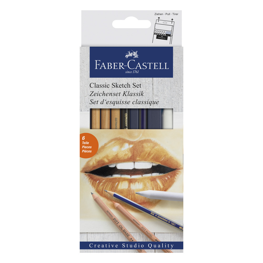 SET DE DIBUJO FABER CASTELL 114004 CLASICO CX6