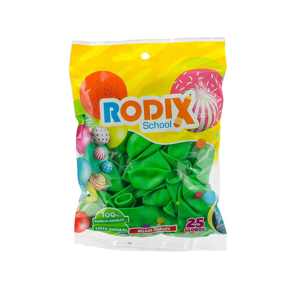 GLOBO RODIX NO. 9 BX25 VERDE LIMON 