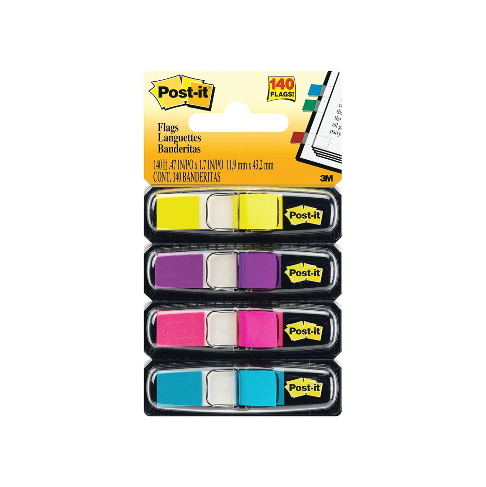 BANDERITAS POST IT 683-4AB C/D 4 COL. NEON