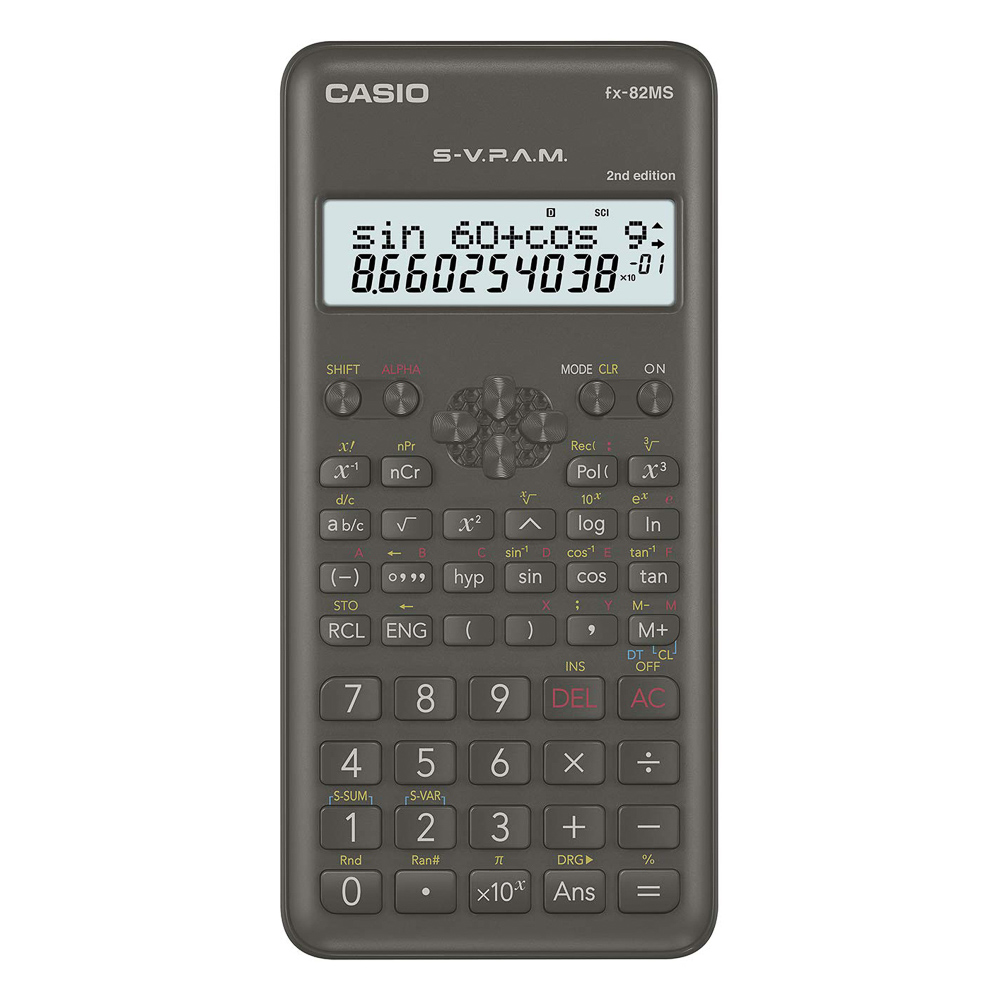 CALCULADORA CIENTIFICA CASIO FX-82MS-2 240 FUNCIONES 