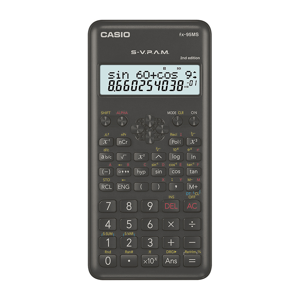 CALCULADORA CIENTIFICA CASIO FX-95MS 244 FUNCIONES 