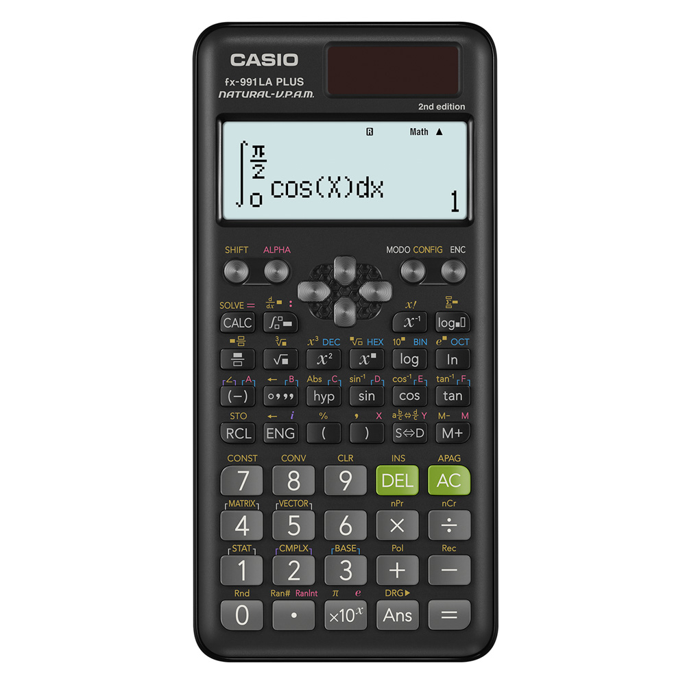 CALCULADORA CIENTIFICA CASIO FX-991LA PLUS/LA PLUS-2 417 FUNC.