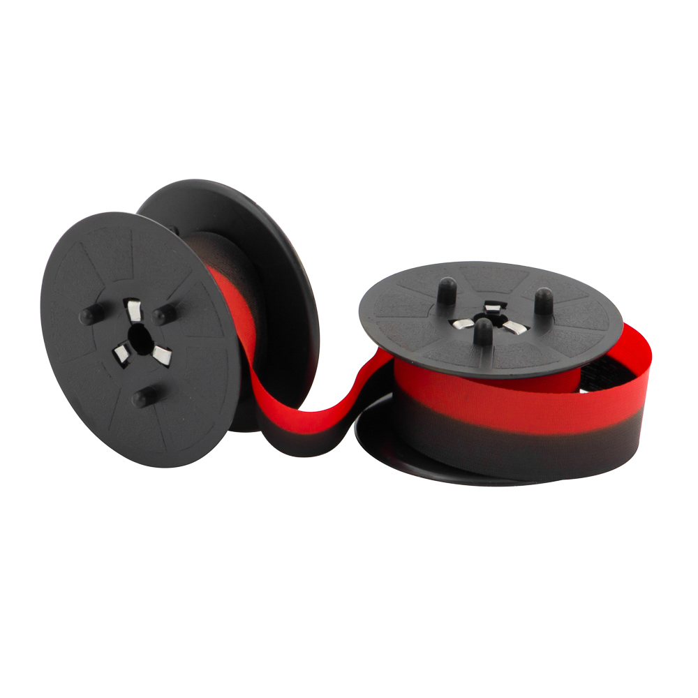 CINTA PARA SUMADORA RIBBON DOBLE CARRETE NEGRO ROJO (12)