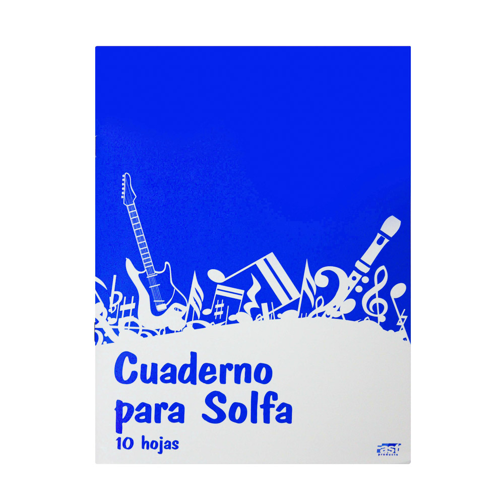 CUADERNO PARA SOLFA CARTA 10H.