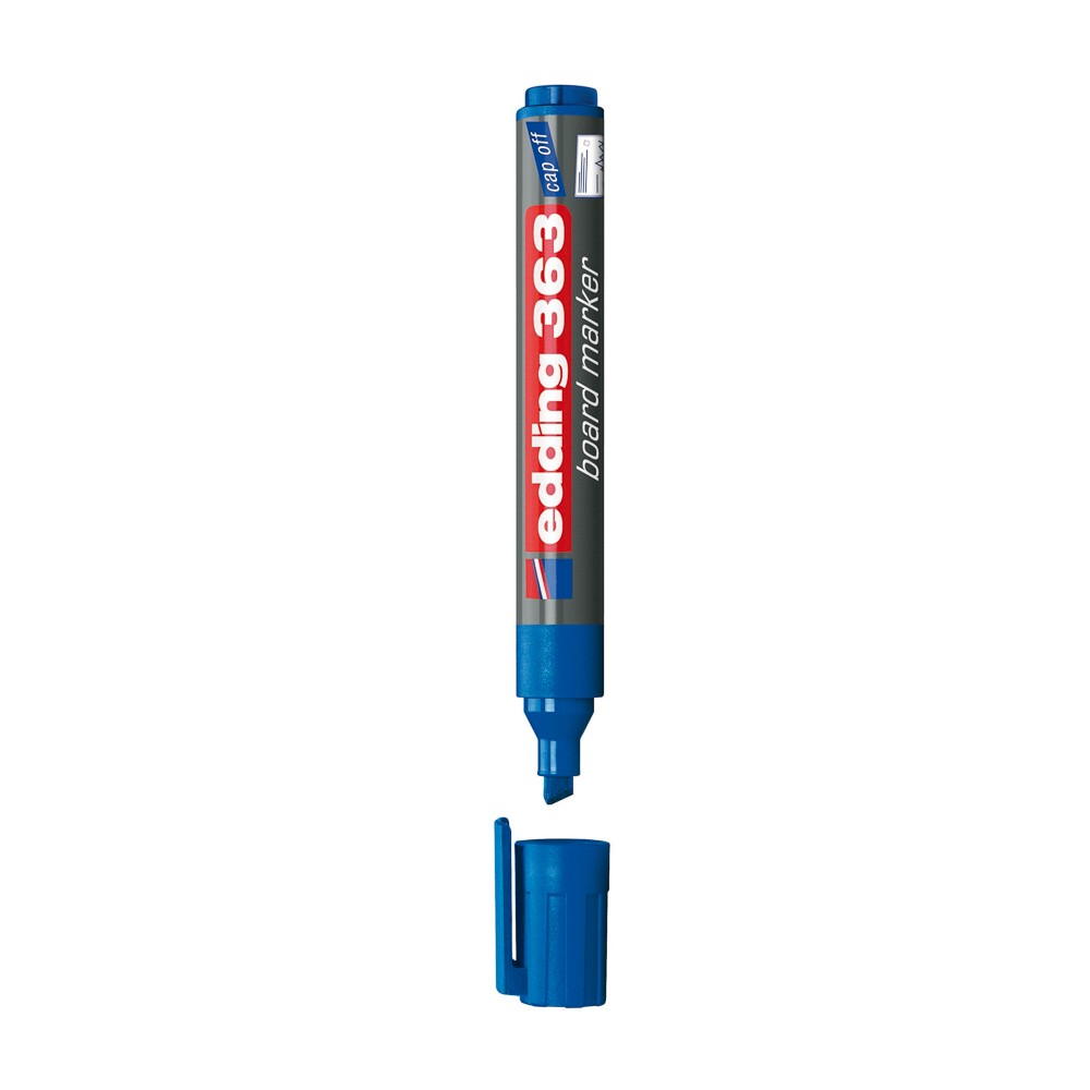 MARCADOR EDDING PIZARRA 363 BISELADA AZUL
