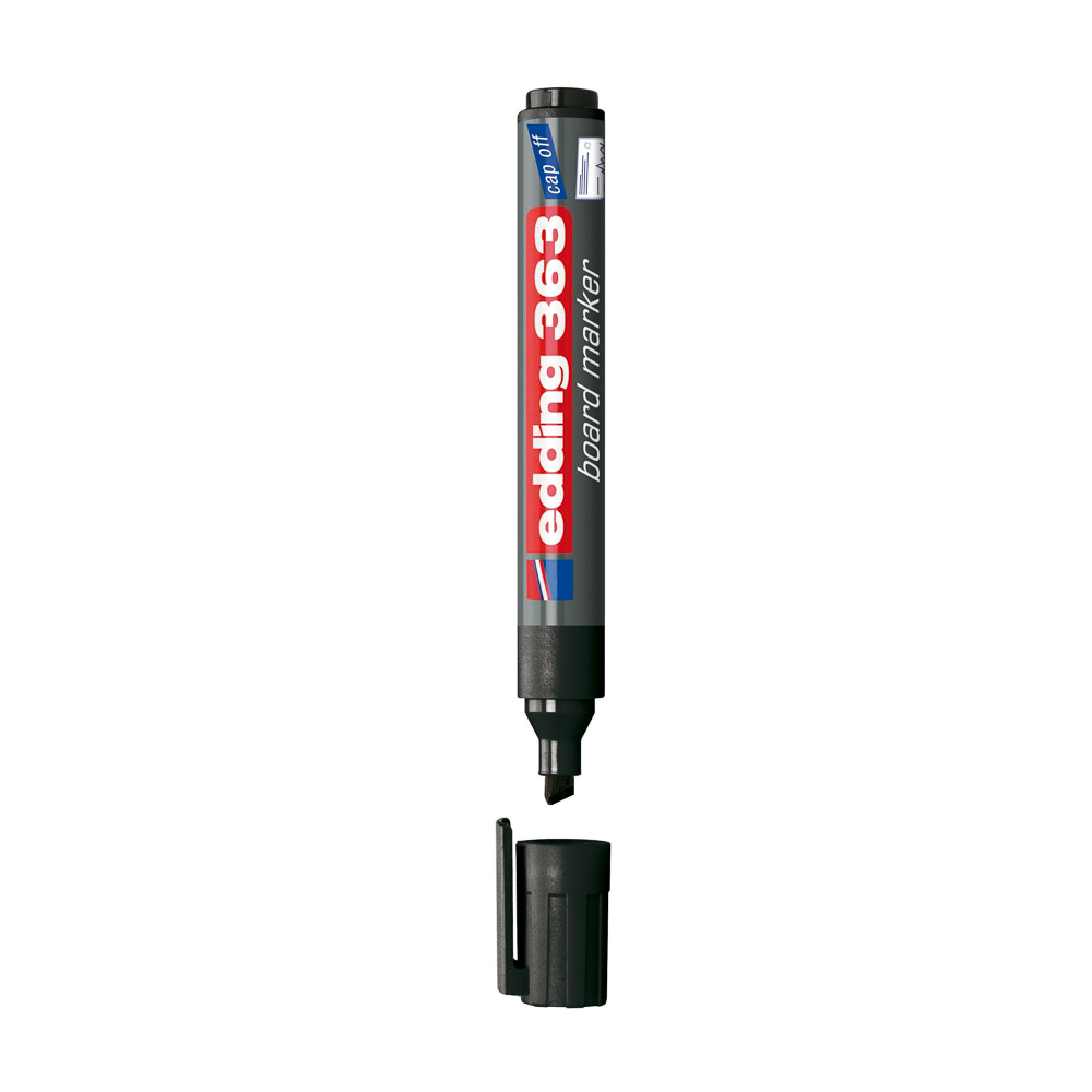 MARCADOR EDDING PIZARRA 363 BISELADO NEGRO