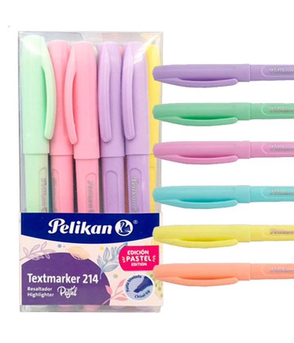 MARCADOR PARA DESTACAR PELIKAN 30162137 10 TEXTMARKER 214 PASTEL 