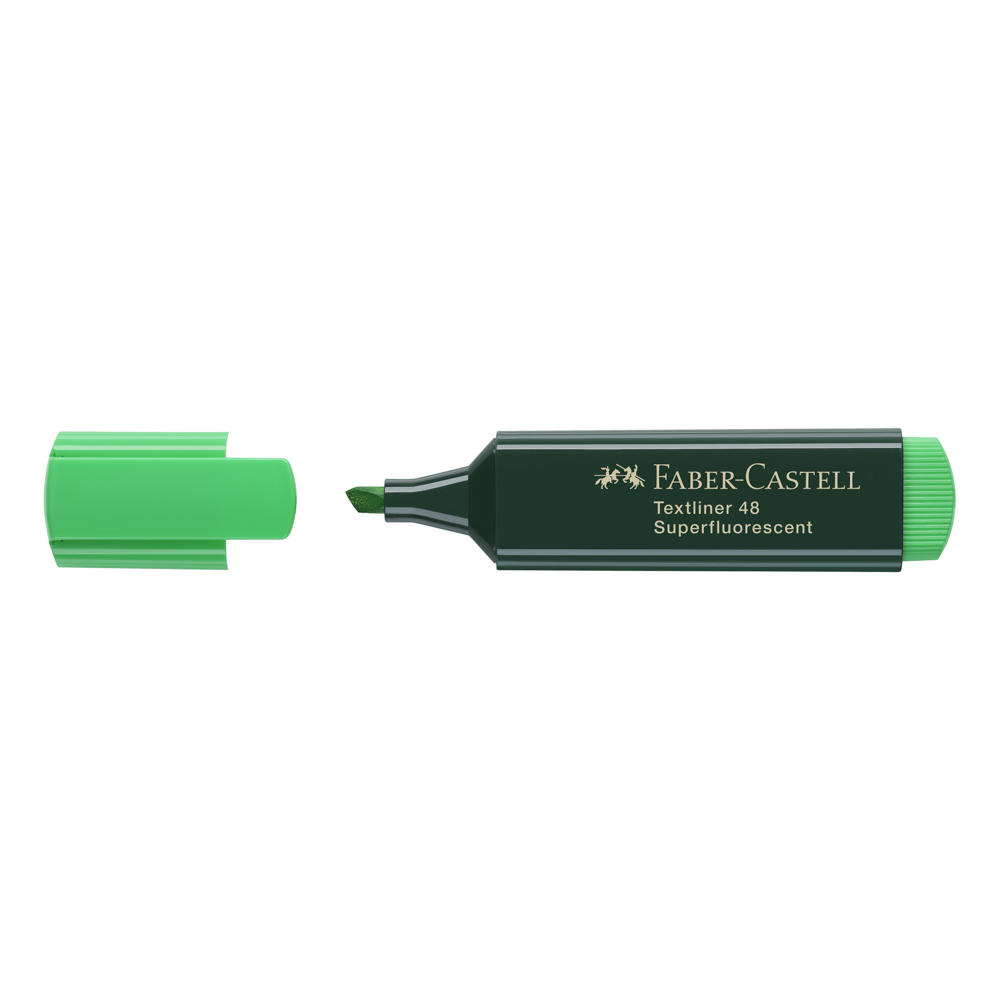 MARCADOR RESALTADOR FABER CASTELL 48-63 VERDE