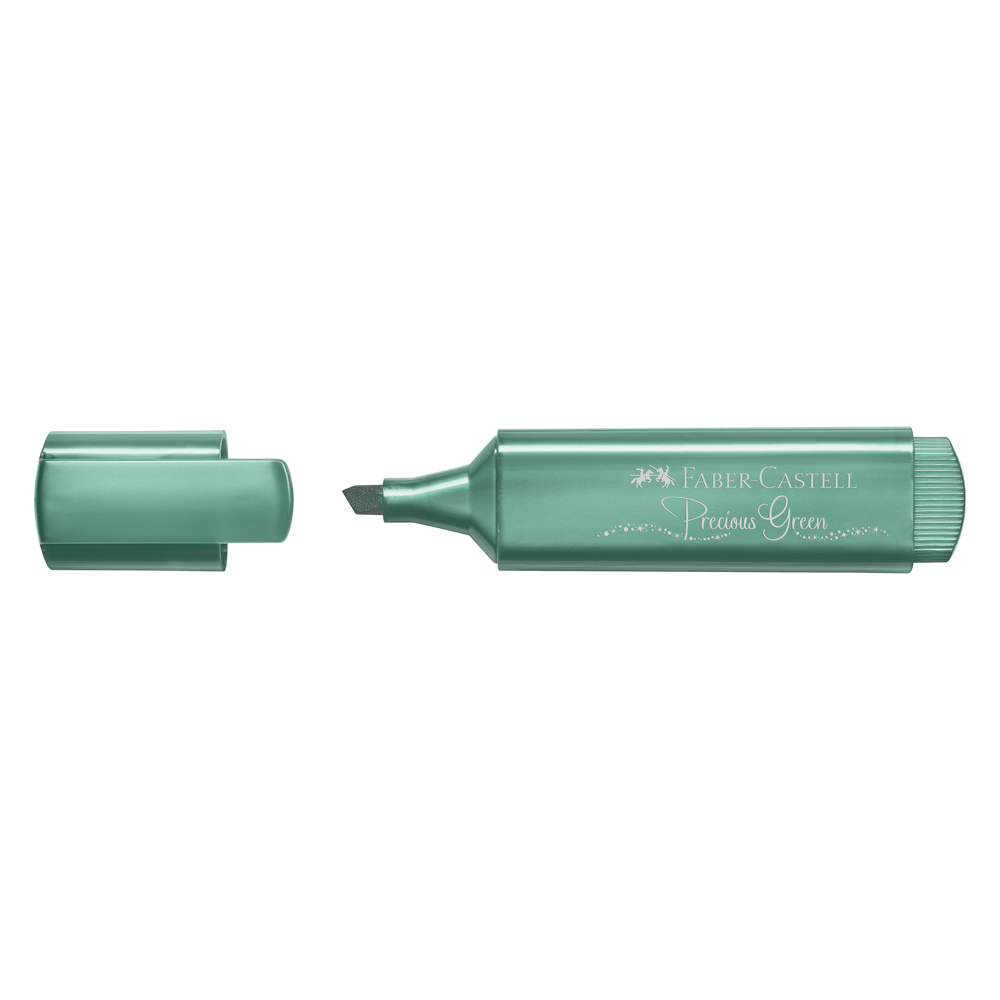MARCADOR RESALTADOR FABER CASTELL METALICO 4639 VERDE