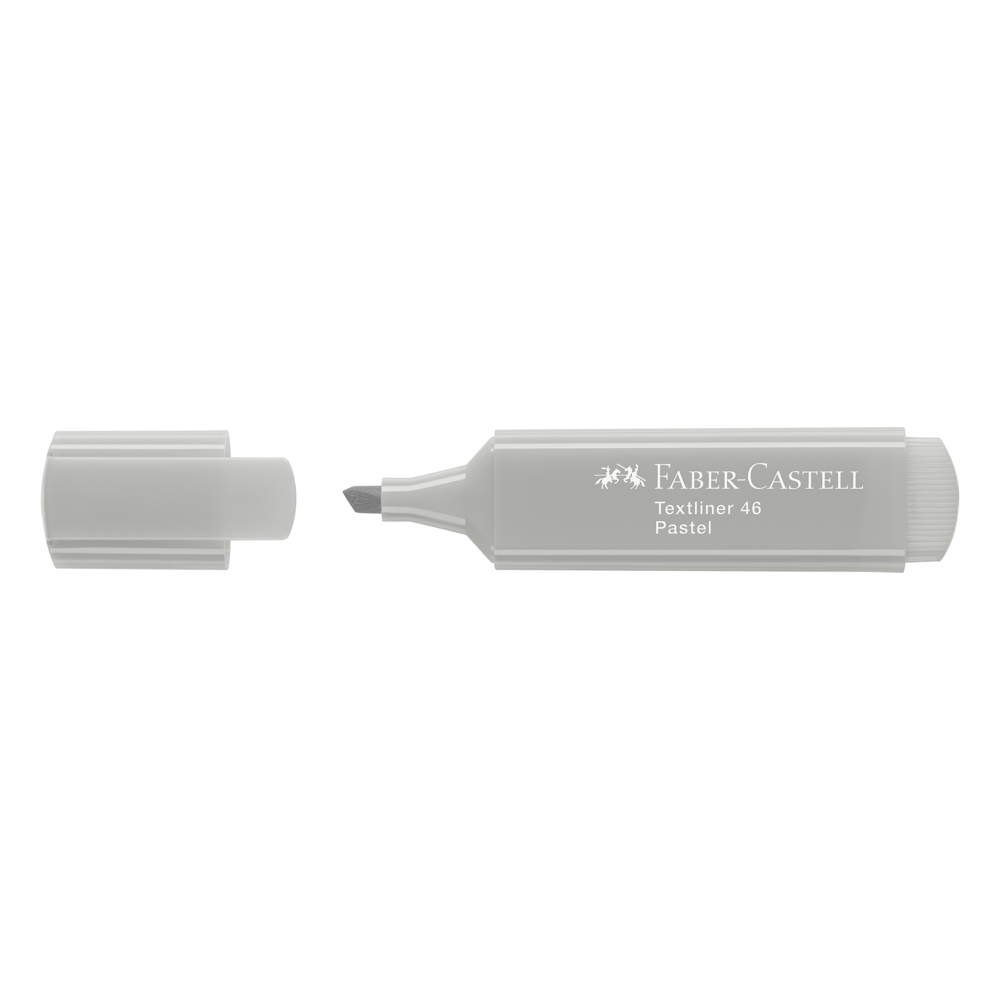 MARCADOR RESALTADOR FABER CASTELL PASTEL  4634 GRIS