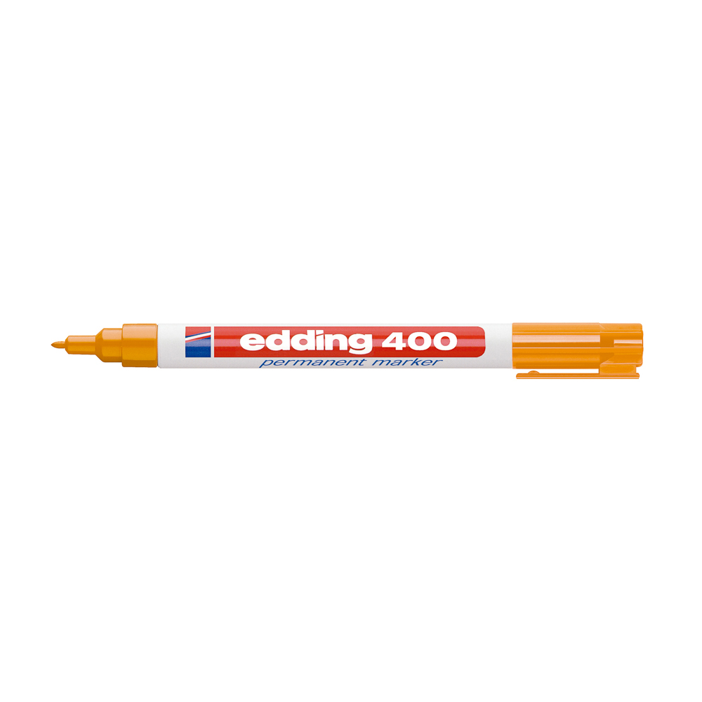 MARCADOR PERMANENTE EDDING 400 P/FINA NARANJA