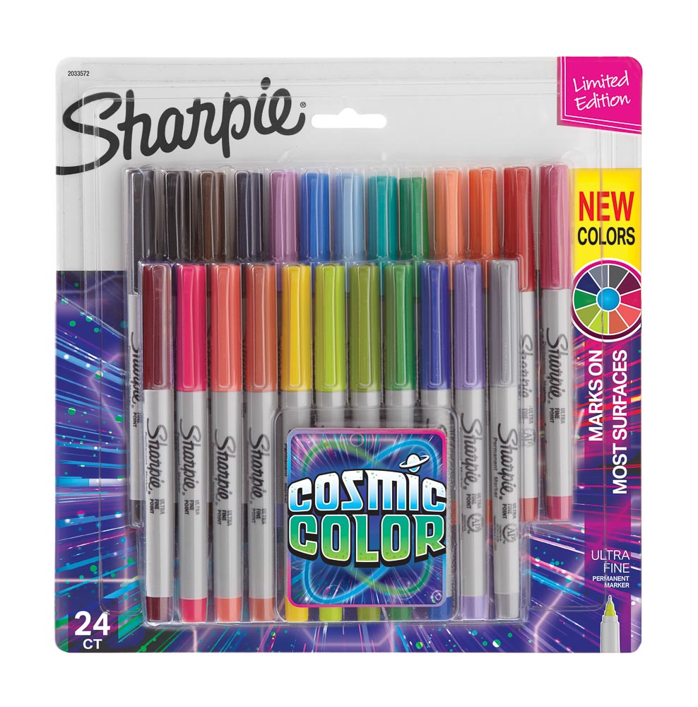 MARCADOR PERMANENTE SHARPIE P/EXTRA FINA BASE DE ACETE  1825595 NEGRO