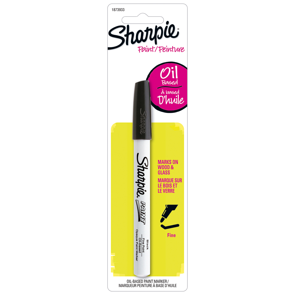 MARCADOR PERMANENTE SHARPIE P/FINA BASE DE ACEITE 1873933 NEGRO