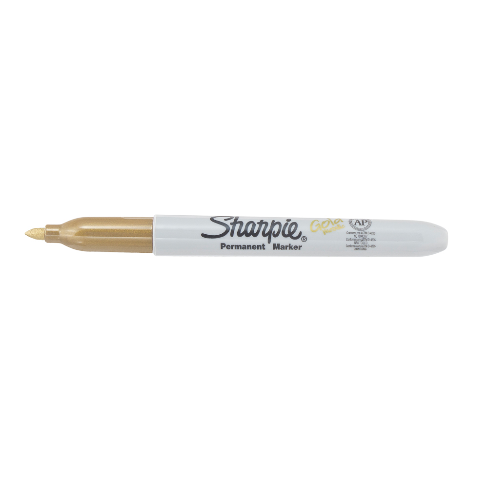 MARCADOR PERMANENTE SHARPIE P/FINA BX1 23890 METALICO BRONCE