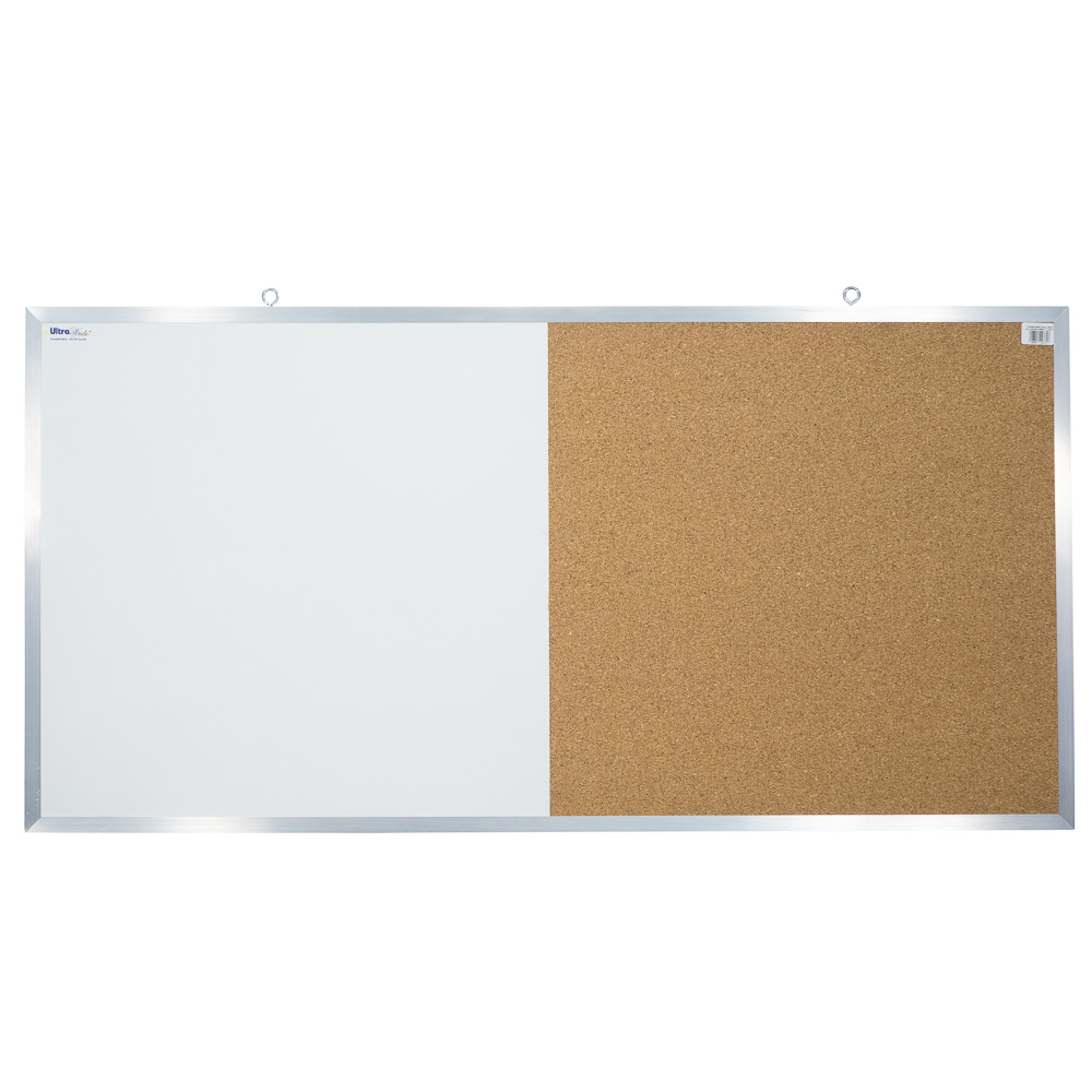 PIZARRON ULTRAWRITE M/ALUM. 1.20 X 0.60 MTS. FORMICA Y CORCHO