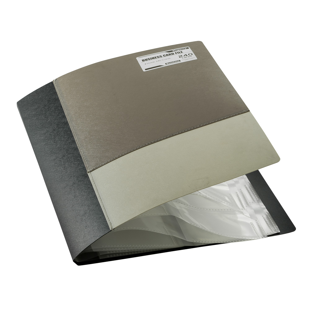 PORTA TARJETAS BEAUTONE 3277-4 ELEGANGY P/240 GRIS