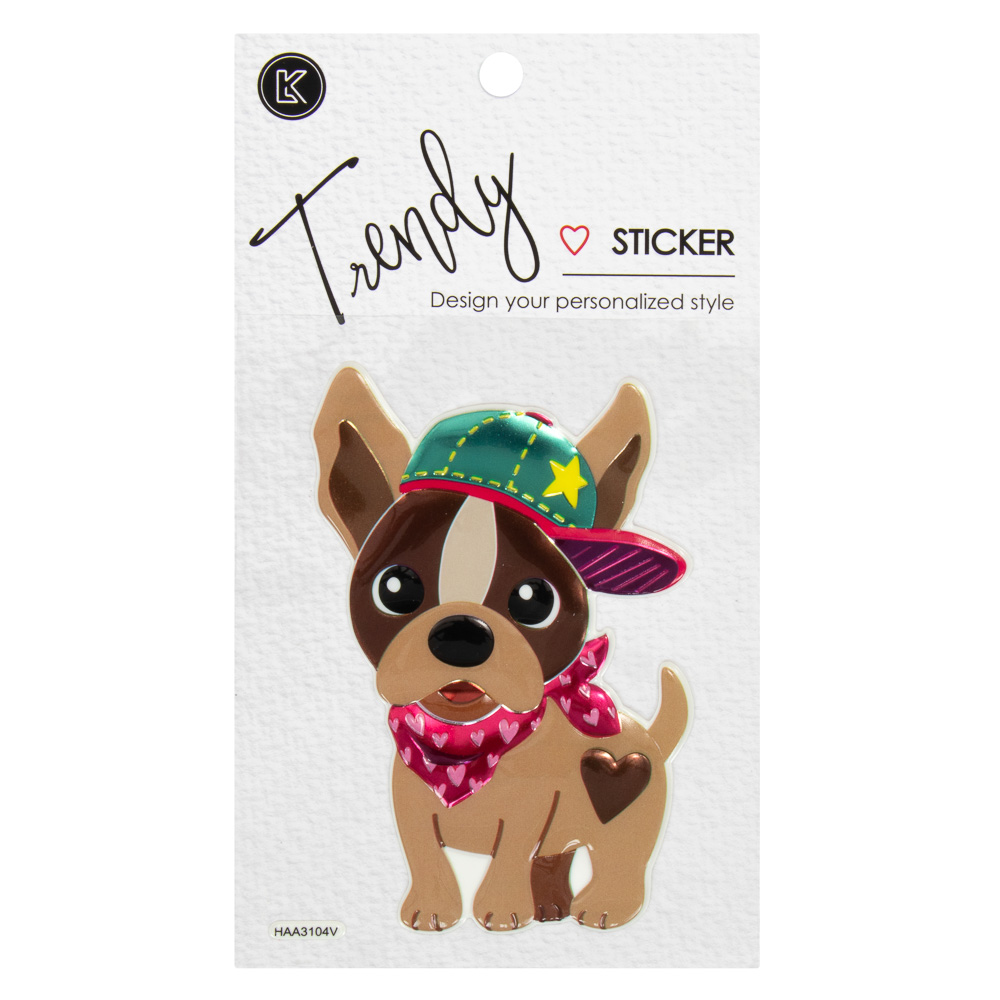 STICKERS LK HAA3104 TRENDY PERRITO SOLO