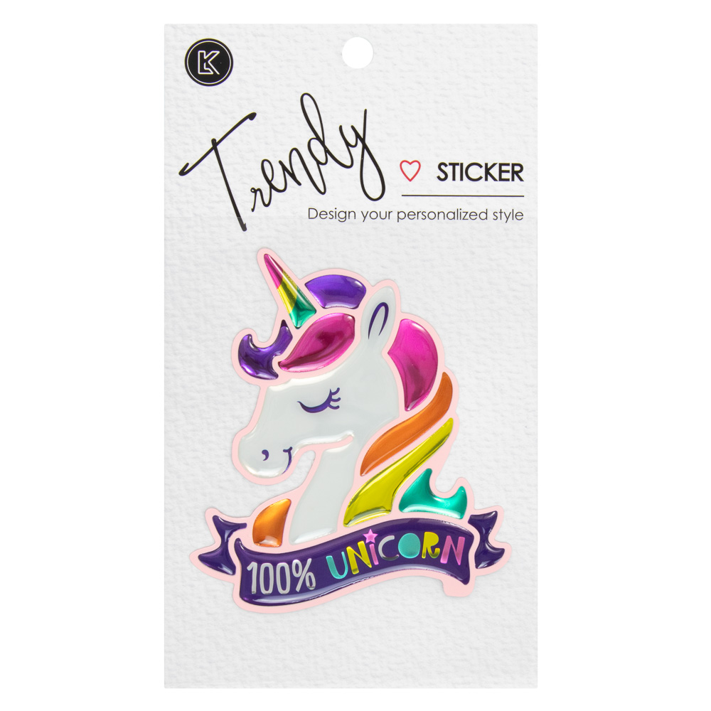 STICKERS LK HAA3206 TRENDY UNICORNIO SOLO 