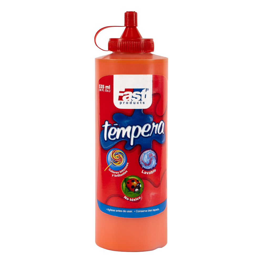 TEMPERA FAST 535ML 12 NARANJA NOVA