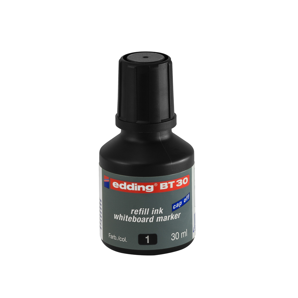 TINTA SOLUBLE EDDING BT-30 DE 30 ML. NEGRO