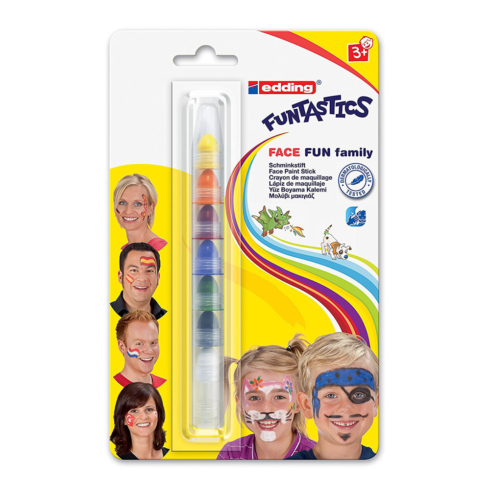 CRAYON FACIAL EDDING 47 BLISTER DE 7 COL. 