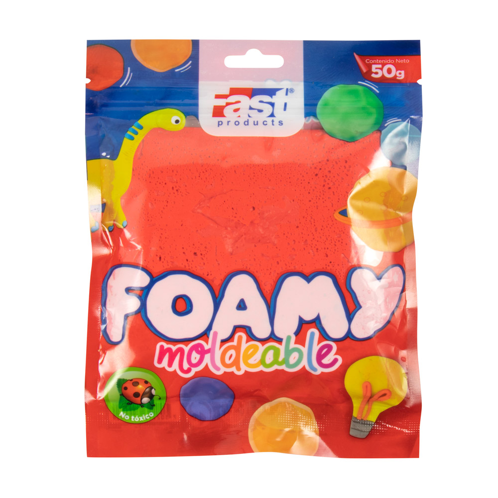 FOAMY MOLDEABLE FAST 50GRS ROJO