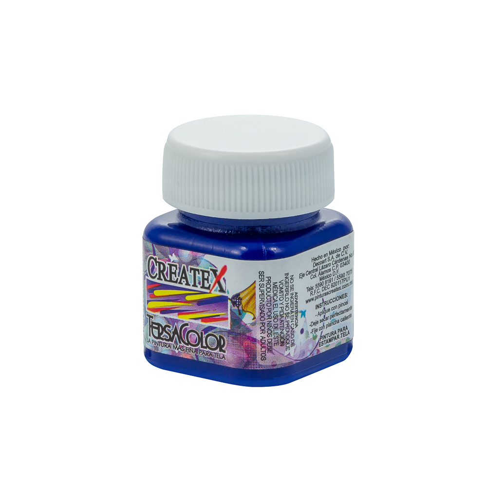 PINTURA TEXTIL TERSACOLOR 30ML 34 AZUL ULTRAMAR