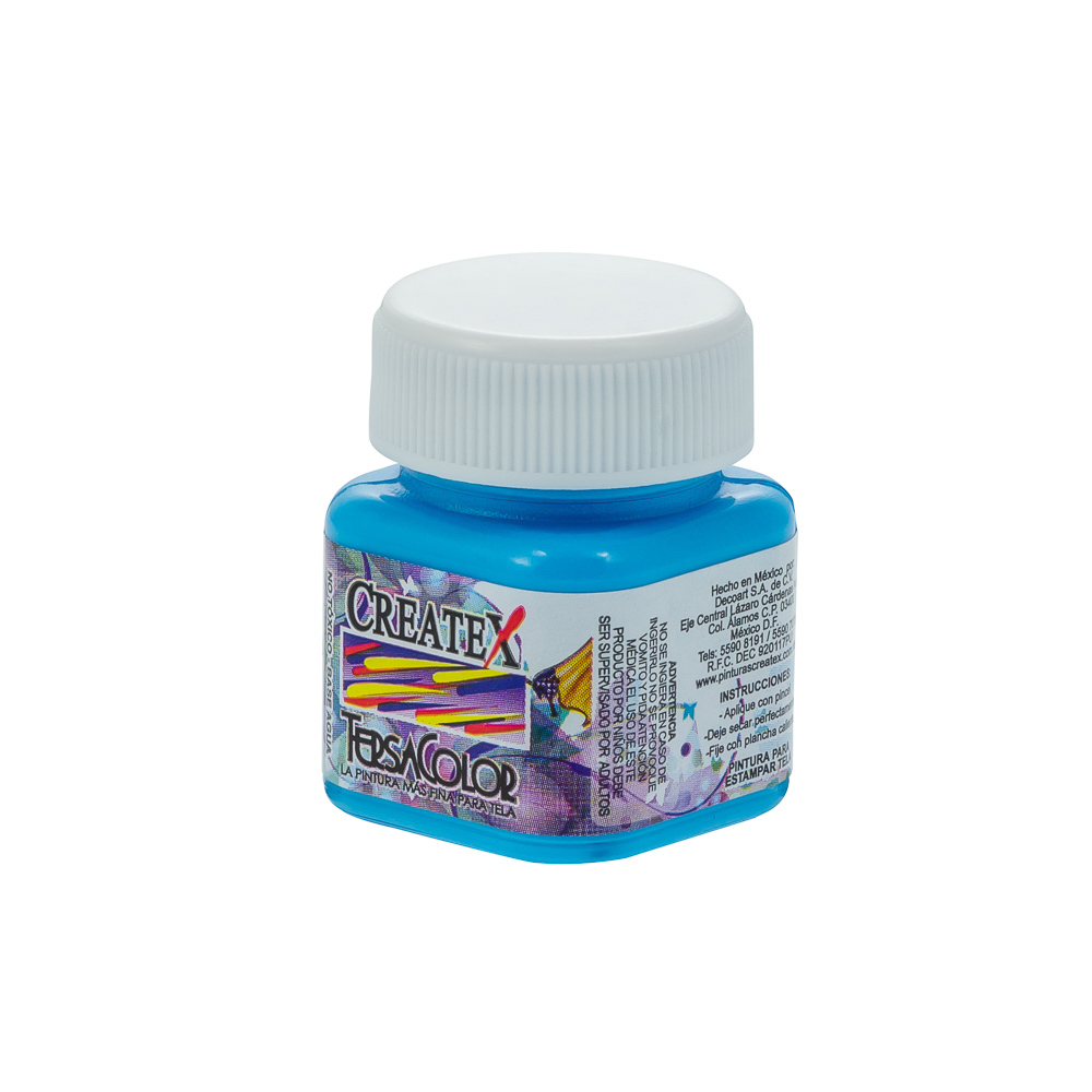 PINTURA TEXTIL TERSACOLOR 30ML 66 AZUL CELESTE