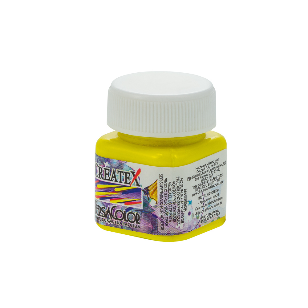 PINTURA TEXTIL TERSACOLOR 30ML 76 AMARILLO SOL