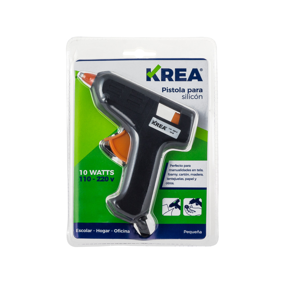 PISTOLA PARA SILICON KREA PEQUEÑA 10W NEGRO