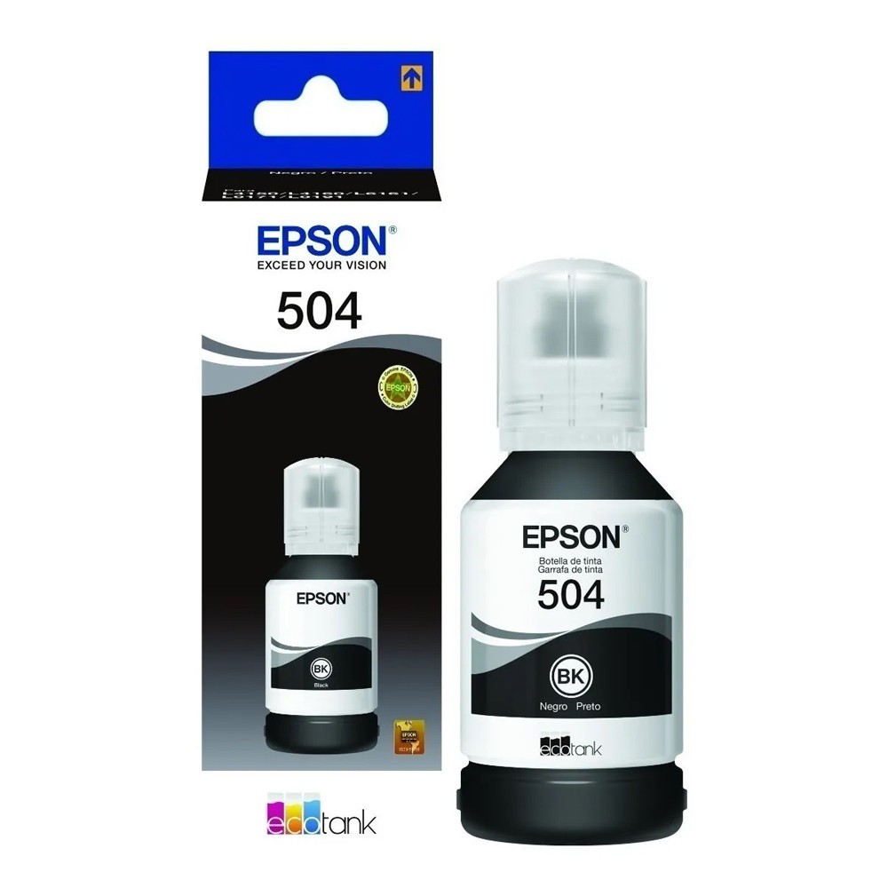 TINTA ORIGINAL EPSON T504120 NEGRO 127ML L4150/L4160