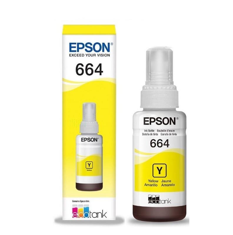 TINTA ORIGINAL EPSON T664420 YELLOW 70ML L200/L220