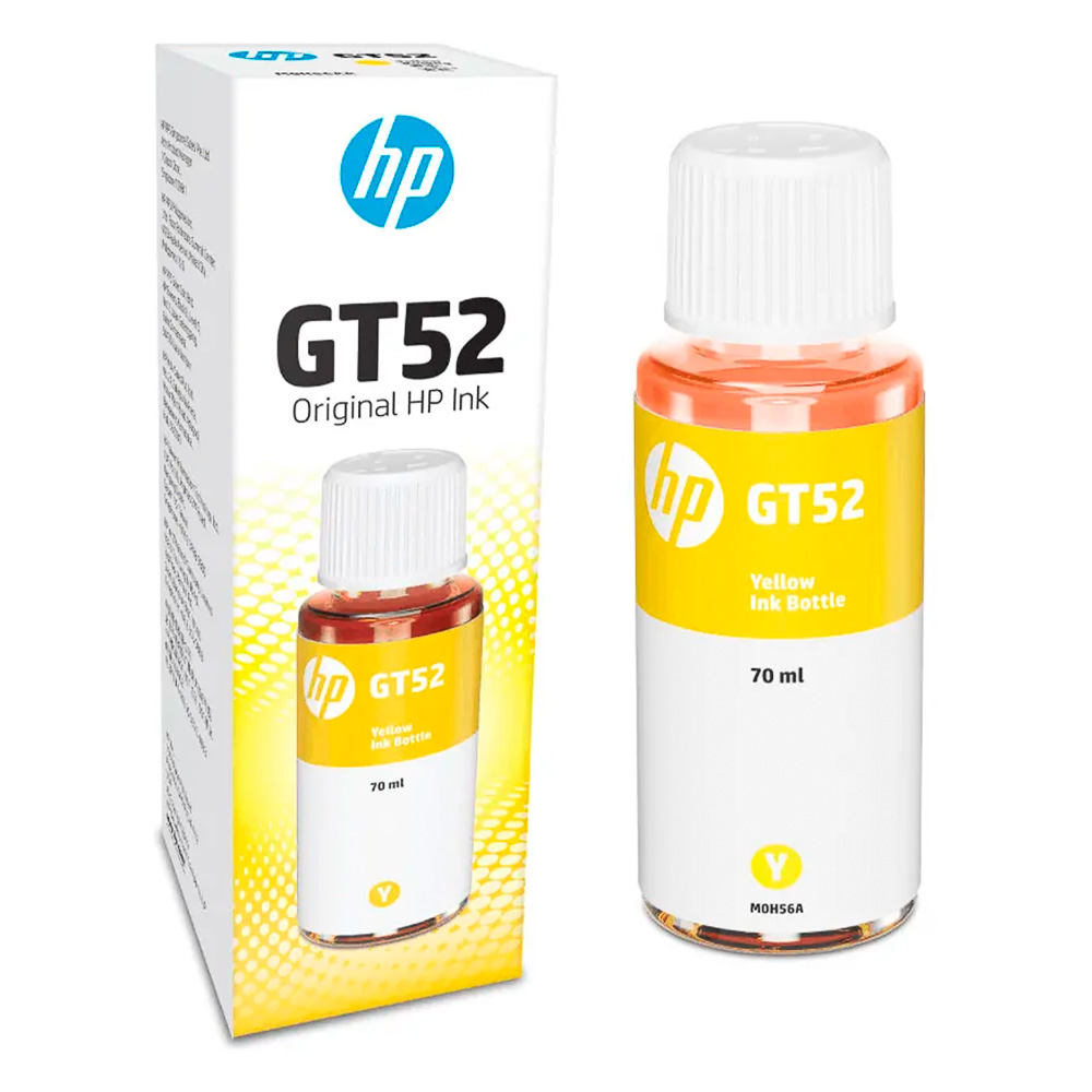 TINTA ORIGINAL HP GT52 YELLOW 70ML