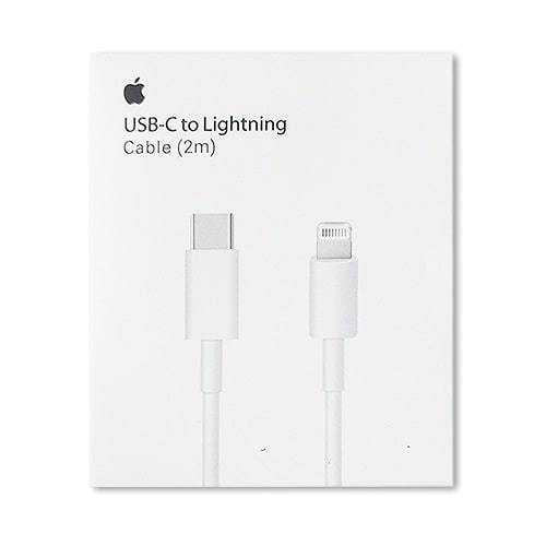 CABLE USB-C A LIGHTNING APPLE 2 METROS BLANCO