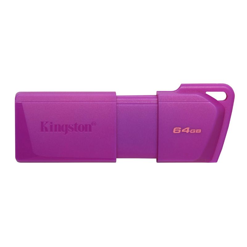 MEMORIA USB KINGSTON 64GB DATA TRAVELER EXODIA  M 3.2 NEON PURPURA