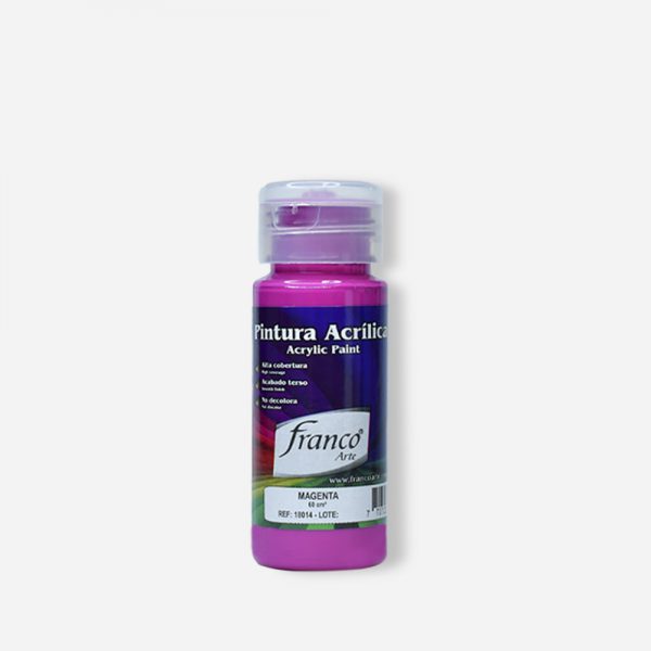 PINTURA ACRILICA 60 ML. 014 MAGENTA FRANCO ARTE